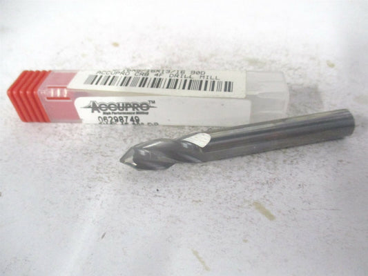 (SCCMG-1010-DP-P) 5/16" x 13/16" x 5/16" x 2-1/2" OAL 4Fl 90° Carbide Drill Mill