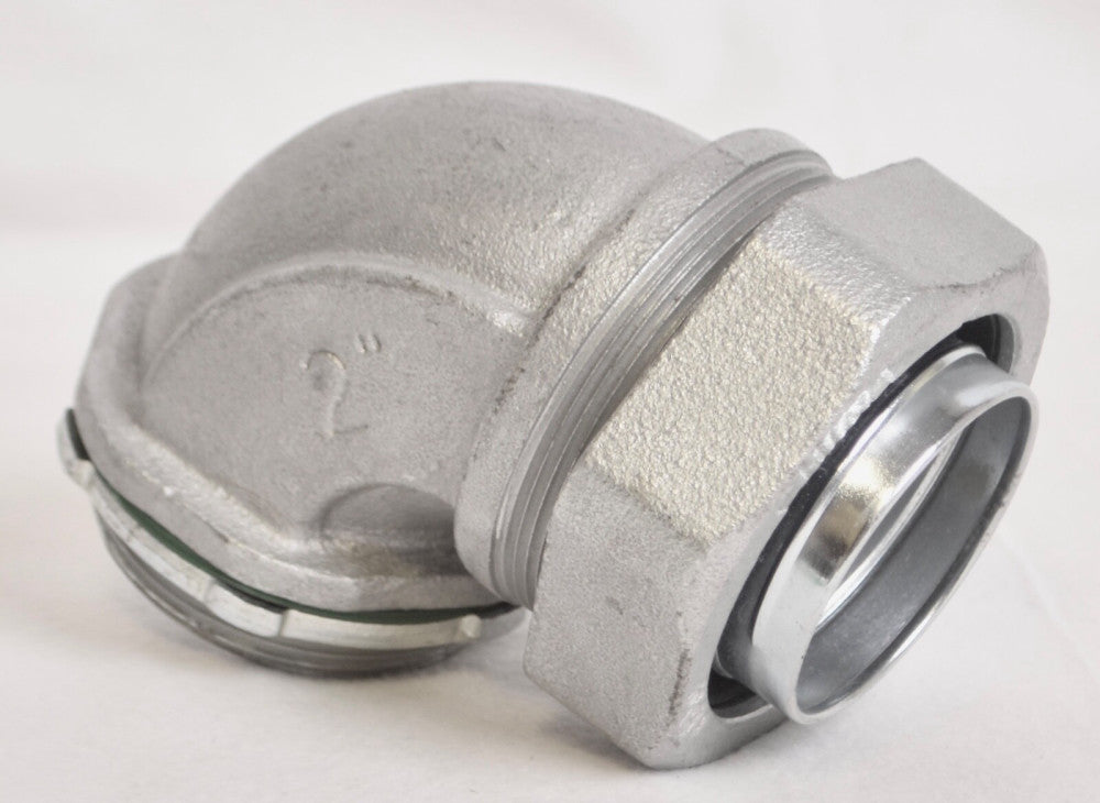 Bridgeport 2" 90 Deg Liquid Tight Conduit Connector 475-LT2