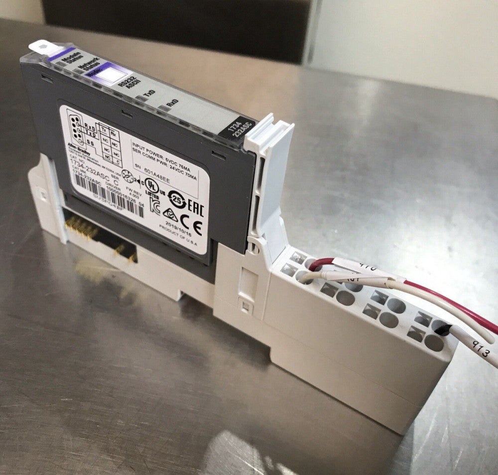 Allen Bradley 1734-232ASC POINT I/O RS-232 ASCII Interface with 1734-TOP