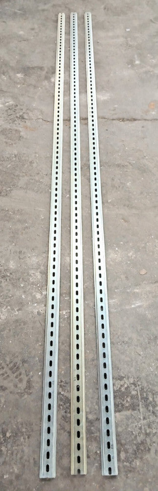 PANDUIT DIN RAIL MOUNT SLOTTED HEIGHT 6-1/2 FT. WIDTH 1-1/2 IN.   LOT OF 3