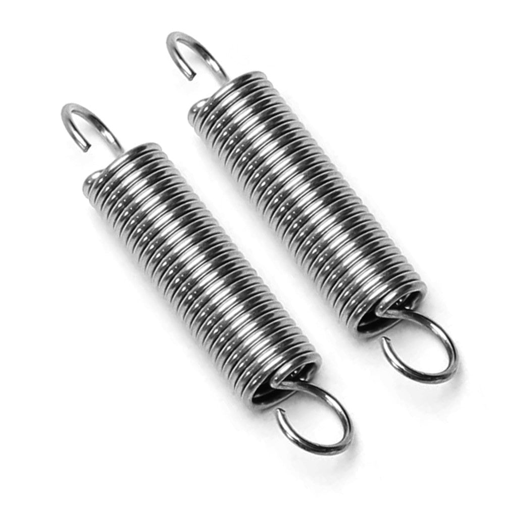 MroMax 2Pcs Tension Springs Stainless Steel, Extended Compressed Spring, Wire...