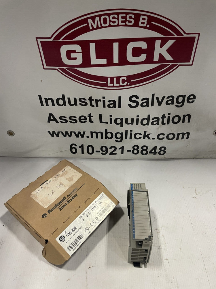 Allen-Bradley Compact I/O 1769-IQ16 Ser A 16 PT. PLC Input Module -NIB