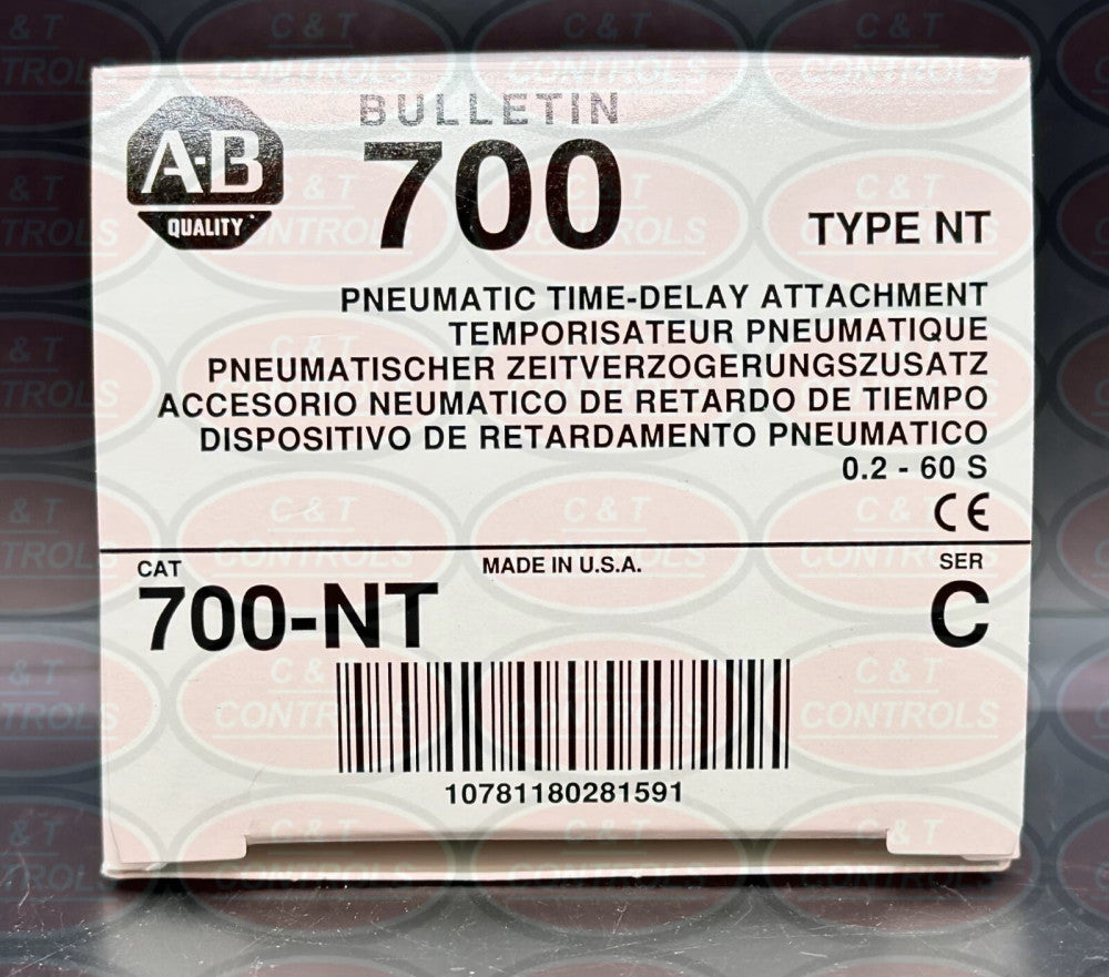 Allen Bradley 700-NT Pneumatic Time Delay New In Box USA Stock