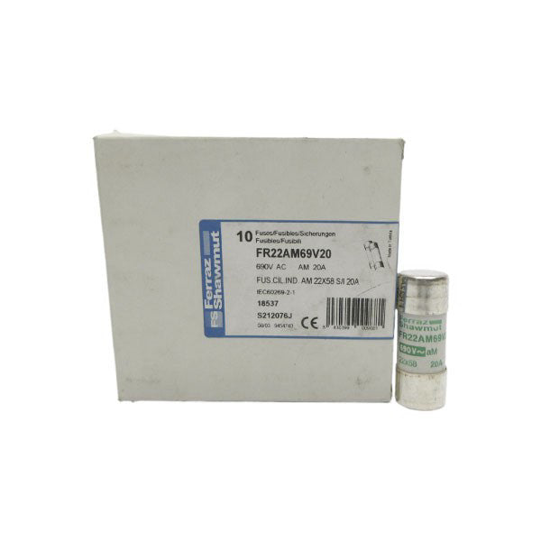 FERRAZ SHAWMUT FR22AM69V20 690VAC 20A (PKG OF 10) NSMP