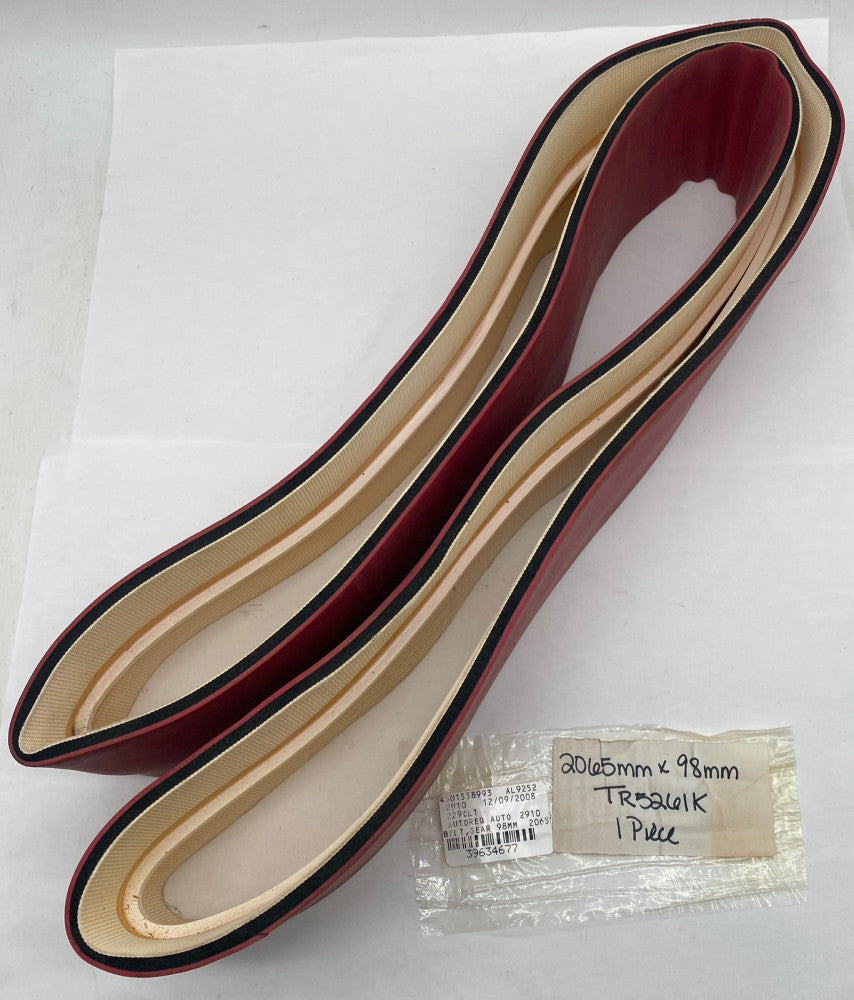 Unbranded TR5261K Conveyor Flat Belt 98mm Width X 2065mm Length 
