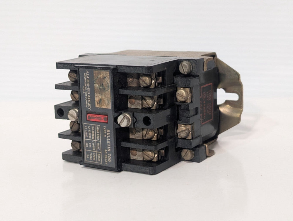 Allen-Bradley 700-N400A1 AC Control Relay, Series C, 120V Coil, Bulletin 700