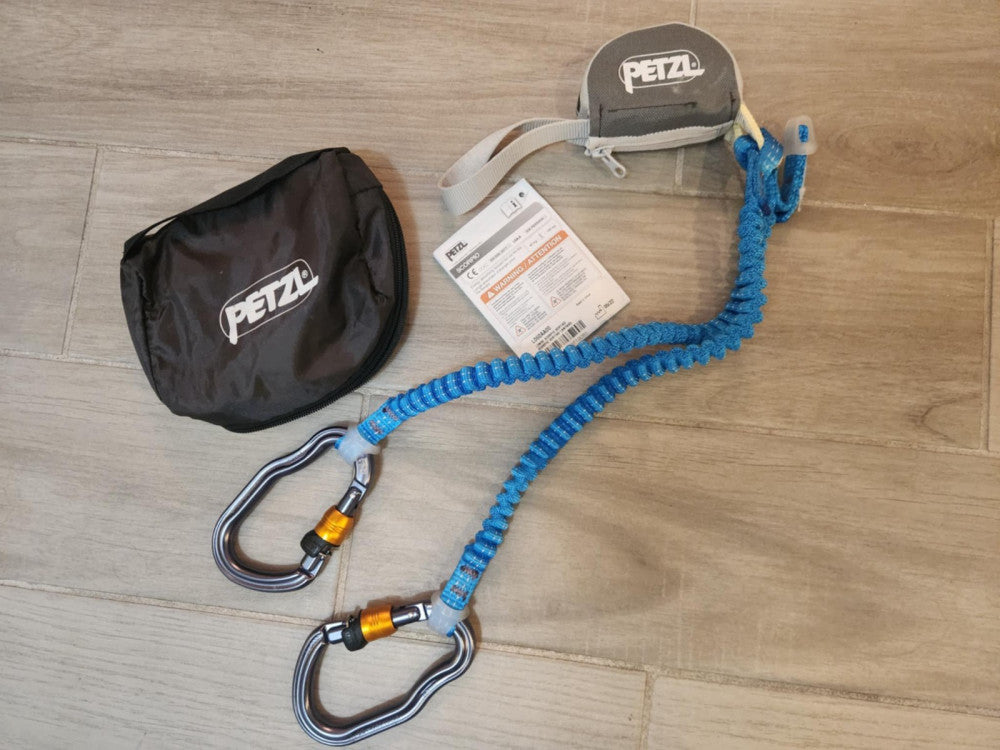 Petzl Scorpio Vertigo Via Ferrata Lanyard (Y-Line Outdoor Climbing Set L060AA00)