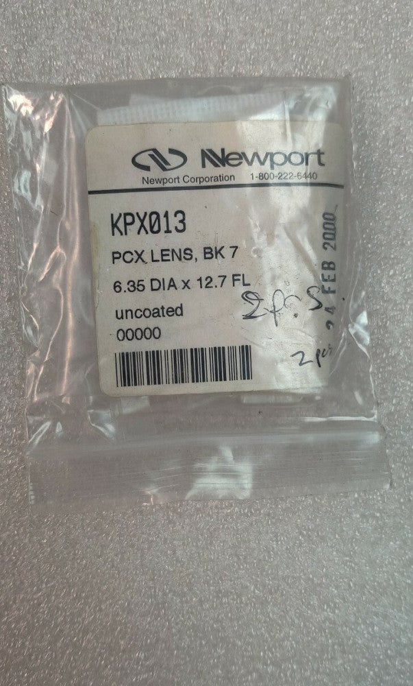 NEWPORT KPX013 PCX Lens, BK 76.35 DIA x 12.7 FL New