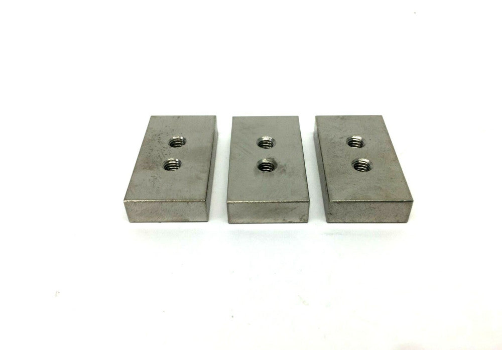 MiSUMi HRCZA-SSM-A30-B16-T6-L8-M4 Flat Bar Mounting Plate Bracket LOT OF 3