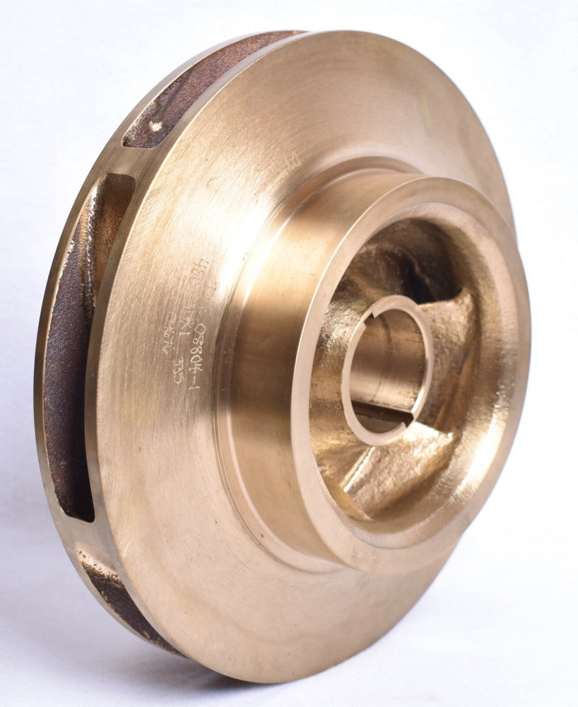 Flowserve 11" Bronze Pump Impeller ICE 08804-1 4SDL3DX1.335 F1S 09676