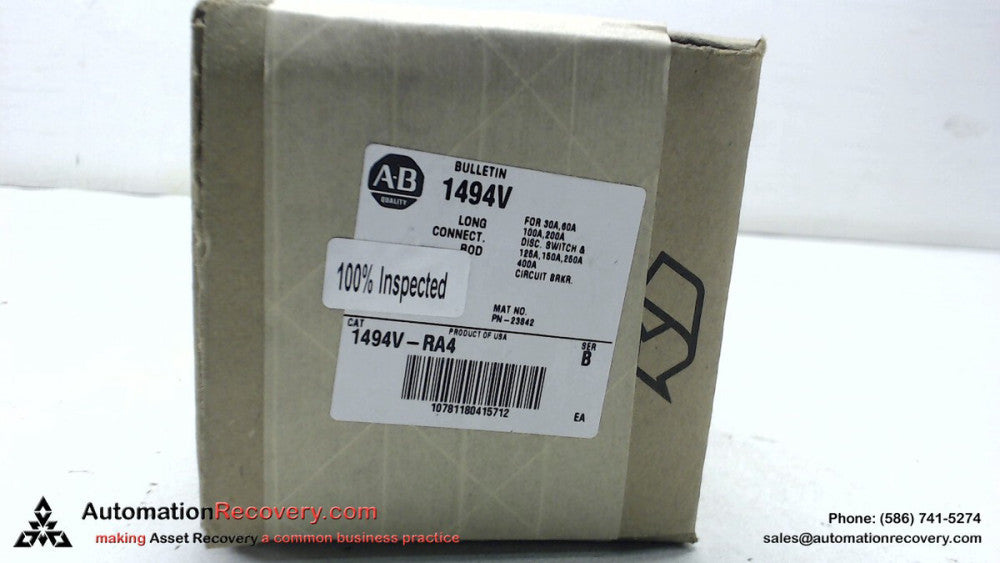 ALLEN BRADLEY 1494V-RA4 SERIES B, LONG CONNECTING ROD, NEW #321966