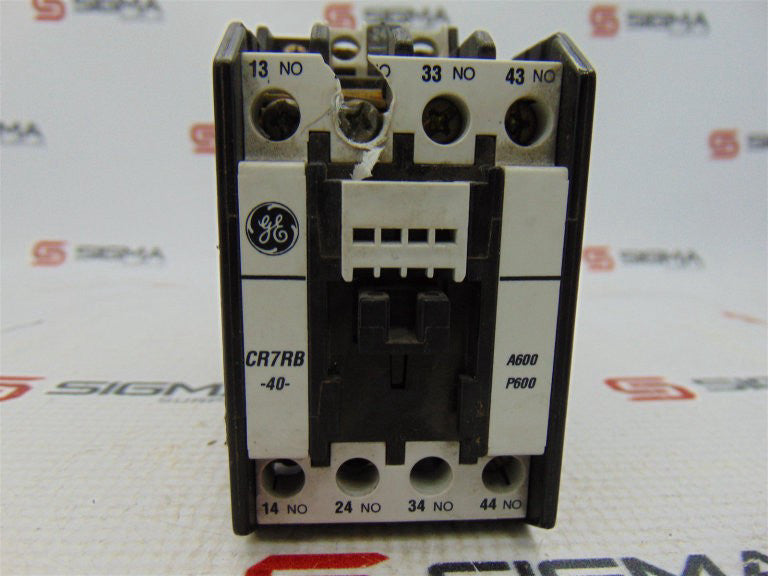 GENERAL ELECTRIC CR7RB-40-EL RELAY USED