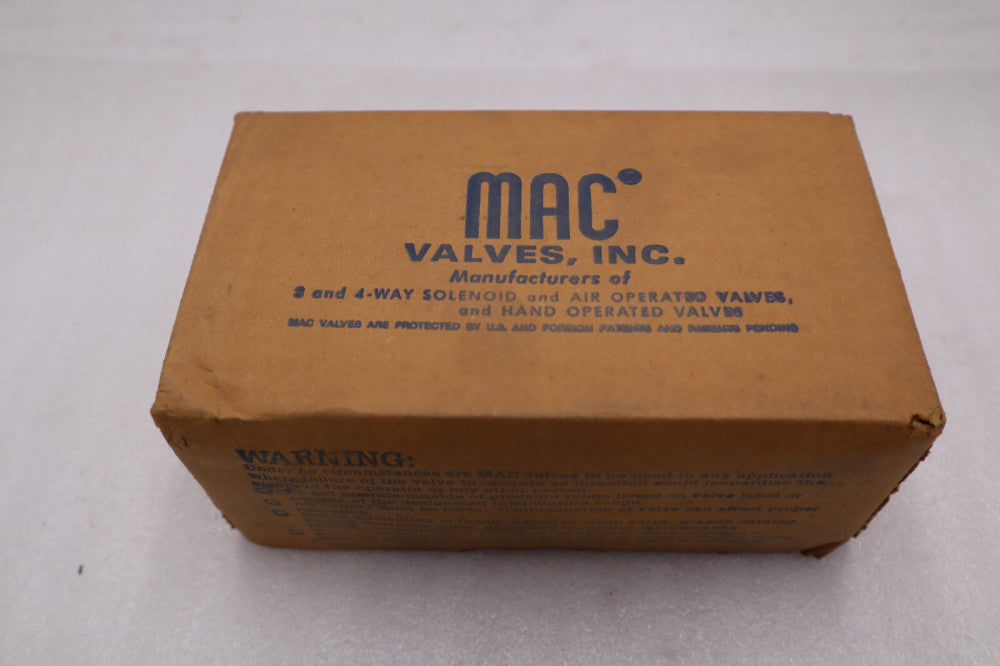 NEW NO BOX MAC 257B-114JC 110/120V 150PSI NSNP STOCK H820