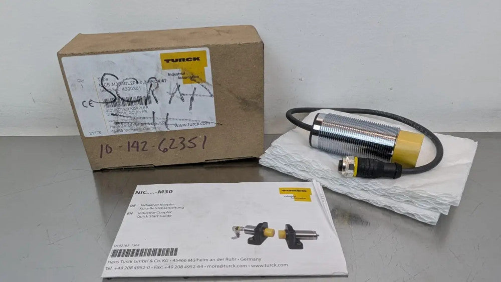Turck NiCS-M30-IOL2P8-0,3-RKC4.4T Inductive Coupler 4300301 M30 4-Wire 24VDC