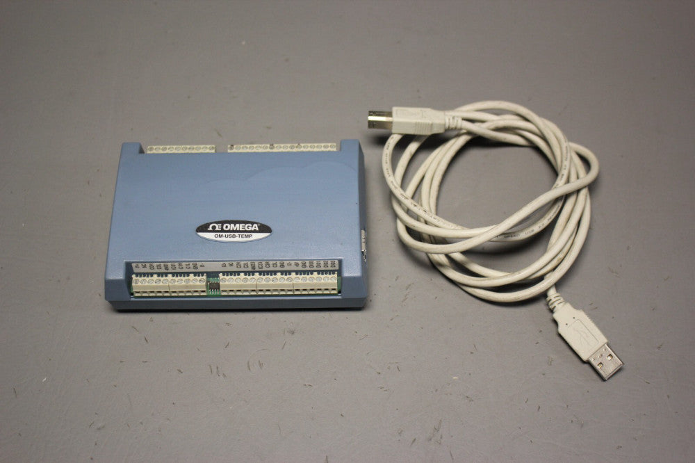 OMEGA TEMPERATURE/VOLTAGE INPUT USB DATA ACQUISITION MODULE DAQ OM-USB-TEMP