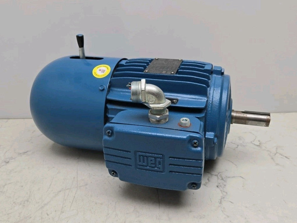 Weg W21 CC029A Severe Duty Brake Motor 2 Hp 3Ph 1750 Rpm Model 00218EP3EBM145T