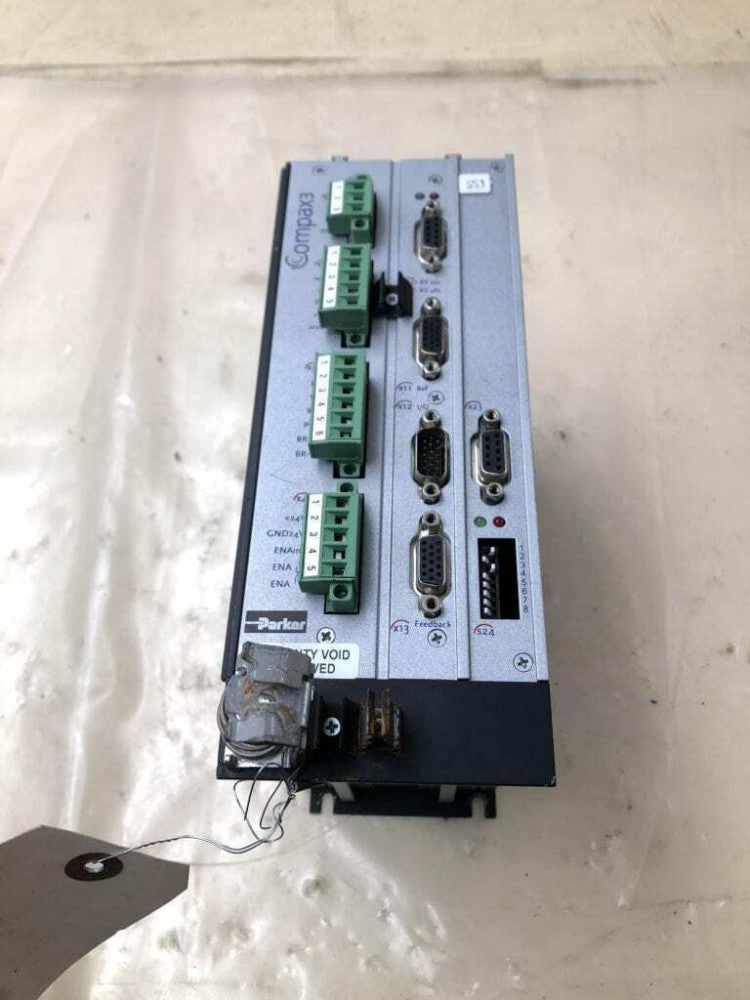 Parker Compax3 C3S025V2-F10-I20-T11-M00 AC Servo Drive 230V 6A