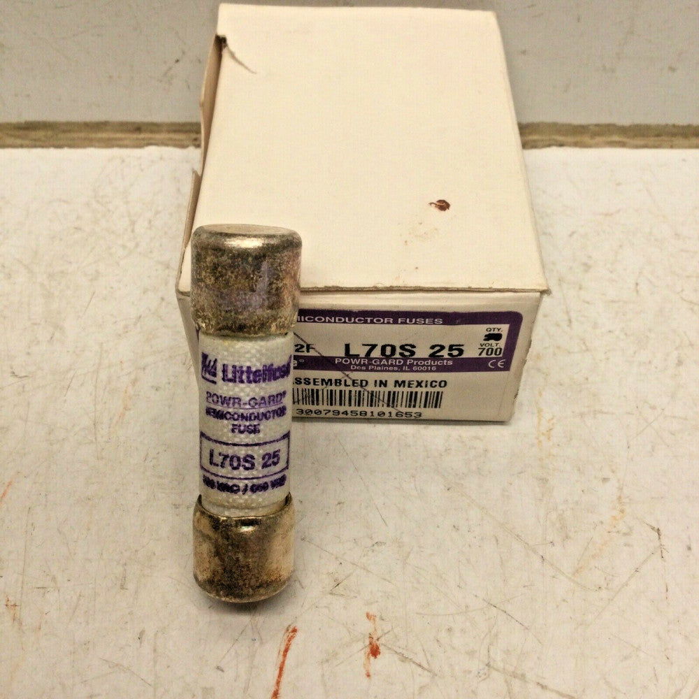 LITTELFUSE L70S25 POWR-GARD SEMI-CONDUCTOR FUSE 25 AMP 700VAC