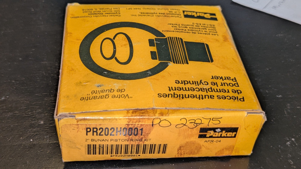 Parker PR202H0001 2" Bunan Piston Ring Kit New & Sealed