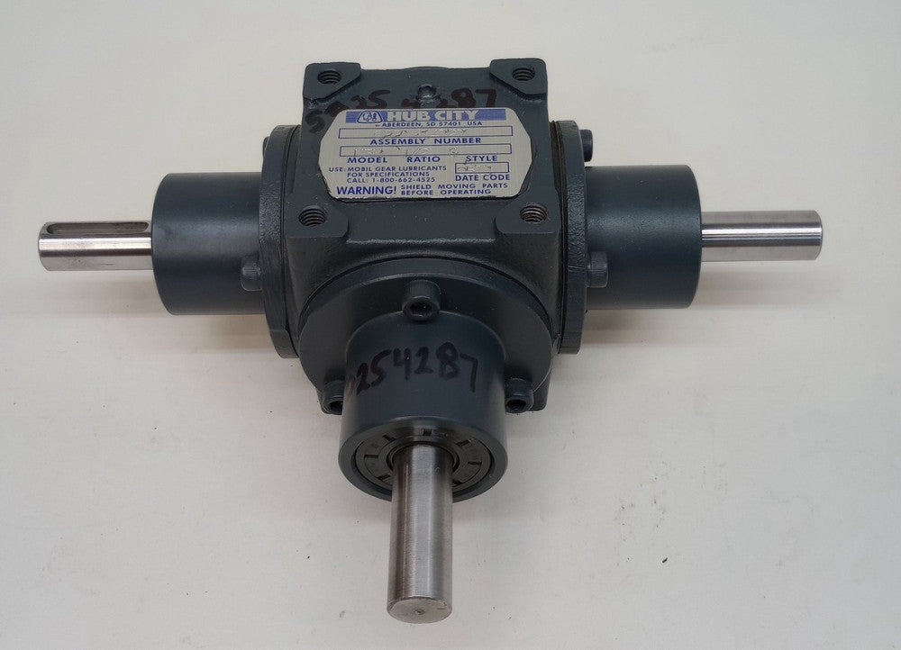 Hub City 0221-14727 Gear Box M3M 1/2 Ratio G Style .590 in Shafts