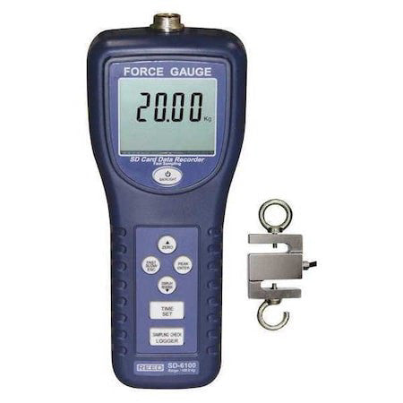 Reed Instruments Sd-6100 Sd Series Force Gauge Datalogger, 220Lbs (100Kg)