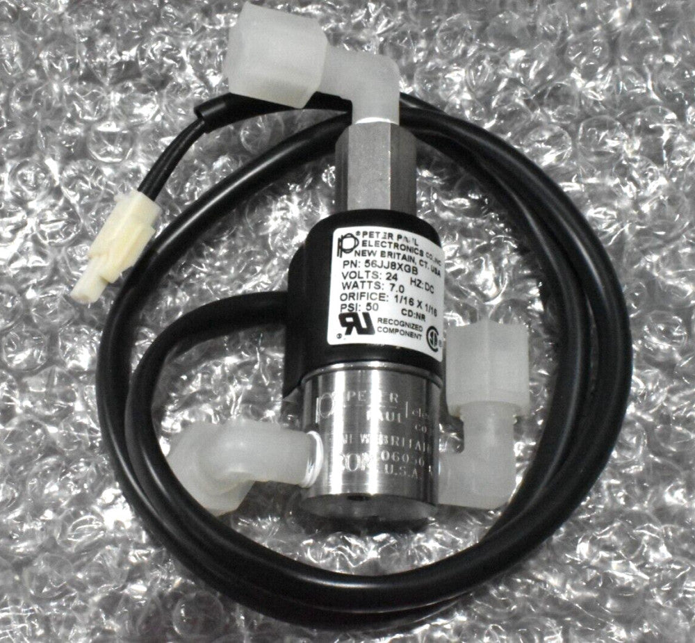 Peter Paul 56JJ8XGB Solenoid Valve 24VDC, 1/16" Orifice, 50 PSI [Ref A]