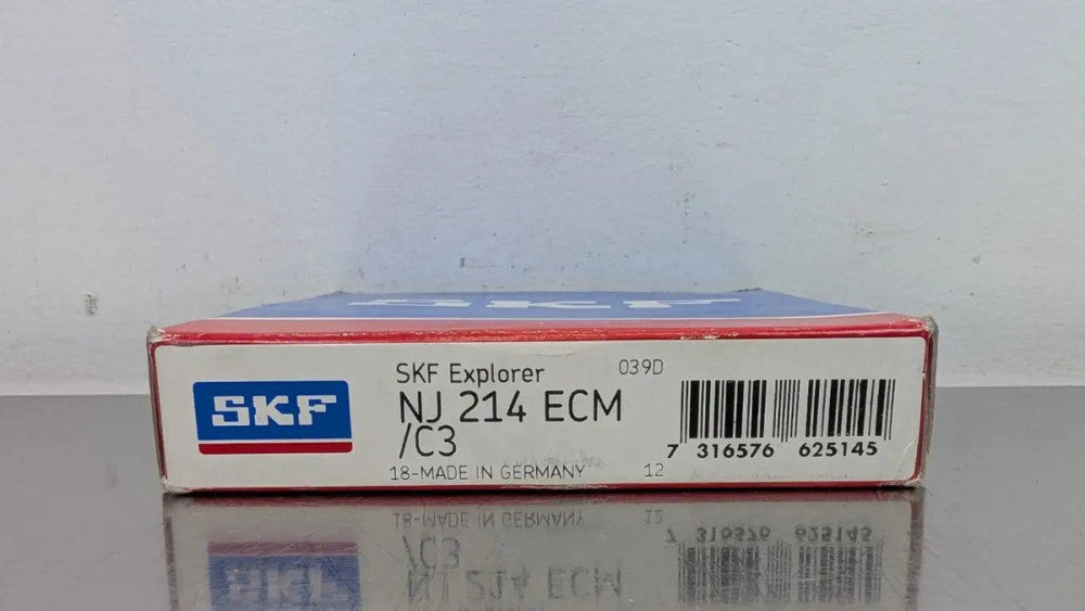SKF NJ 214 ECM/C3 Cylindrical Roller Bearing Explorer 70mm ID 125mm OD 24mm Wide