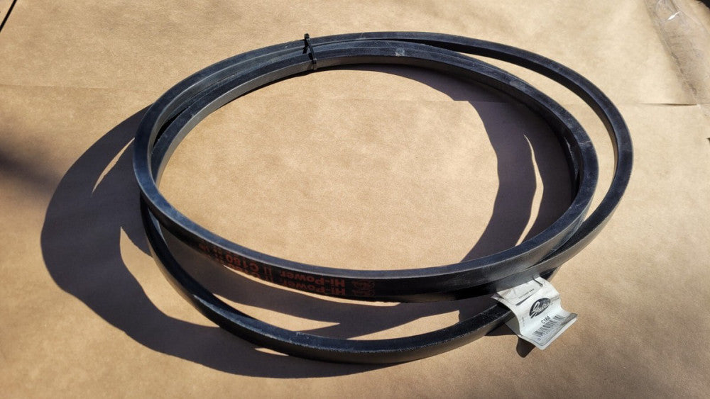 Gates C180 Hi-Power II V Belt 186" Outside Length 7/8" Top Width 17/32" Thick
