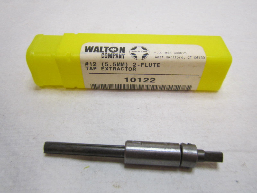 Walton 10122 #12 Tap Extractor 2 Flutes 1/8" Shank 2-3/8" Overall Length USA