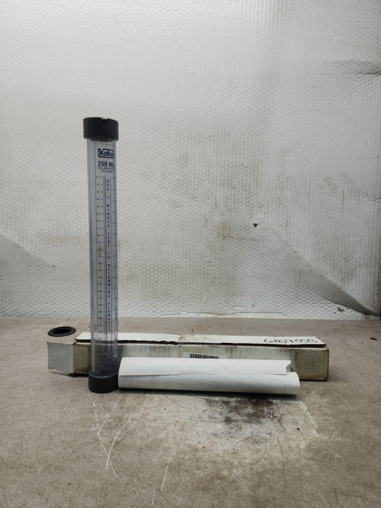 NEW IN BOX FLOWMETER GRADUATED TUBE SIZE 1/2'' FEMALE  00101011168 2A21D