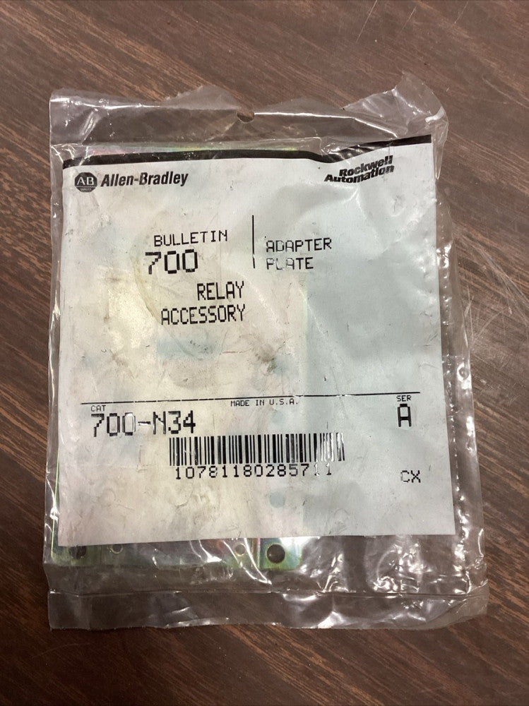 Allen Bradley 700-N34 Adapter Plate 700N34 Series A