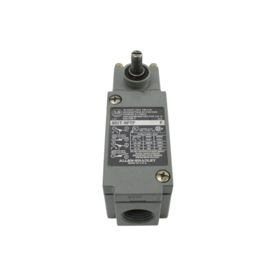 ALLEN BRADLEY 802T-NPTP SER. F 120-300V 60A NSNP