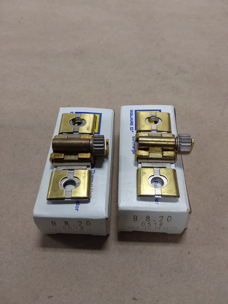 Square D B8.20 Overload Relay Thermal Unit NEW IN BOX ( Lot Of 2)