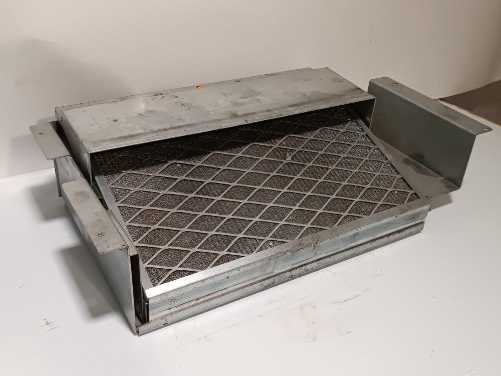 Unbranded air curtain blower module w/ filter, dual ebmpapst 5656S 230V