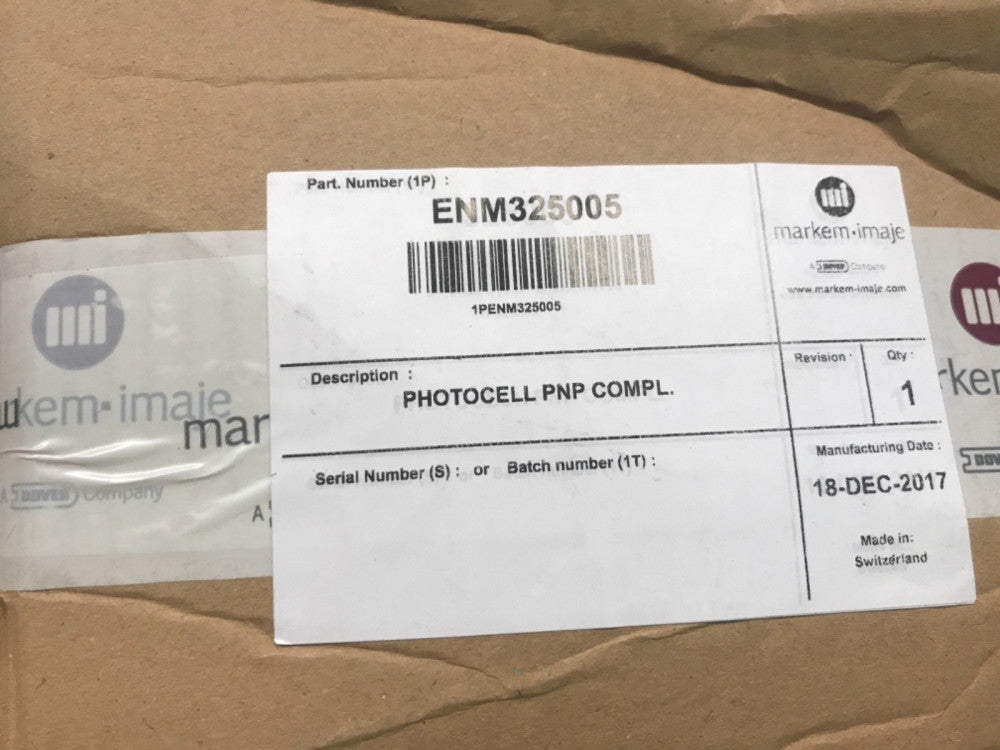 NEW  MARKEM IMAJE ENM325005 PHOTOCWLL PNP COMPLETE