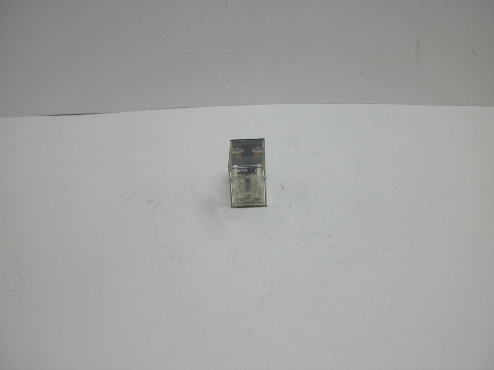 OMRON MY2N-D2-DC24 RELAY 10 AMP 24VDC DPDT W/LED GREEN 8 BLADE