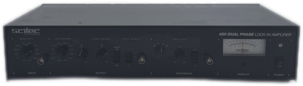 Scitec Instruments Model 420 Dual Phase Lock-In Amplifier 