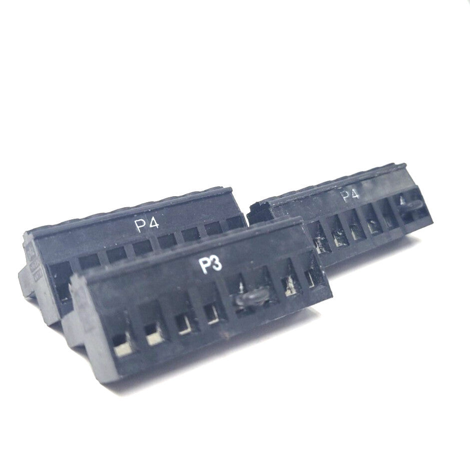 ASSORTED PILZ CONNECTORS (LOT OF 3) MRT-16-P3 MRT-16-P4 PA-6.6 250V 2.5MM 10A