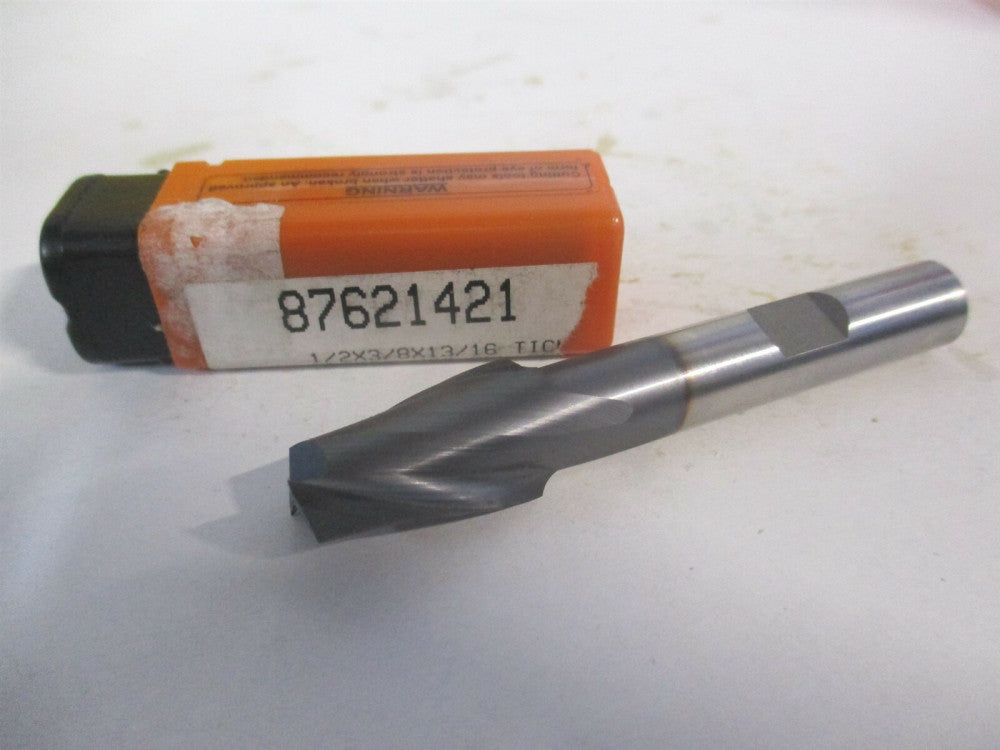 (EF99921285) 1/2" x 13/16" x 3/8" x 2-11/16" OAL 2 Flute HSS Square End Mill 