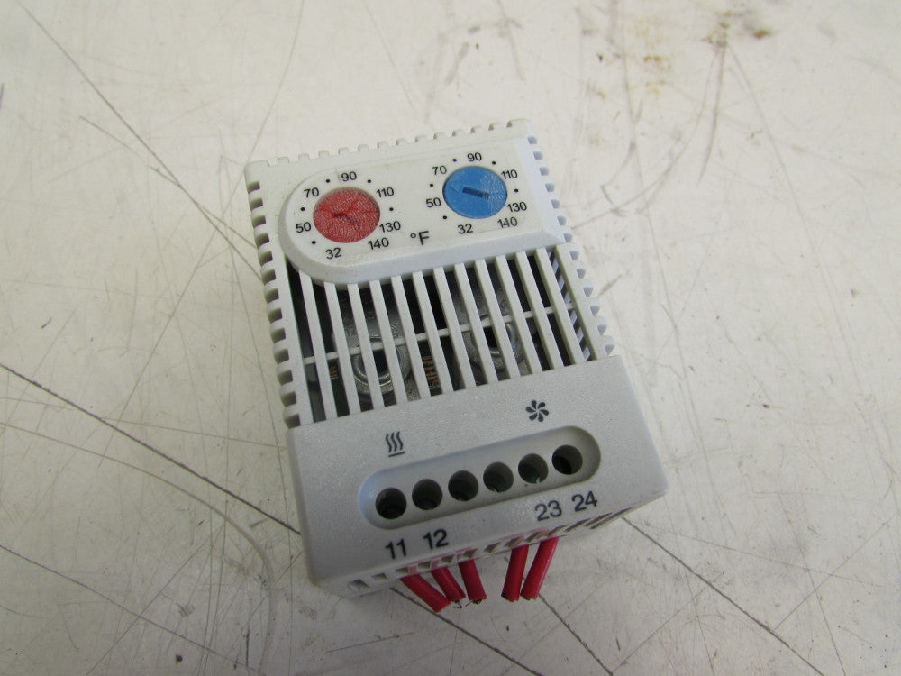 STEGO ZR01172.0-01 DUAL THERMOSTAT 32-140*F NC-250VAC-10A NO-250VAC-5A XLNT M/O