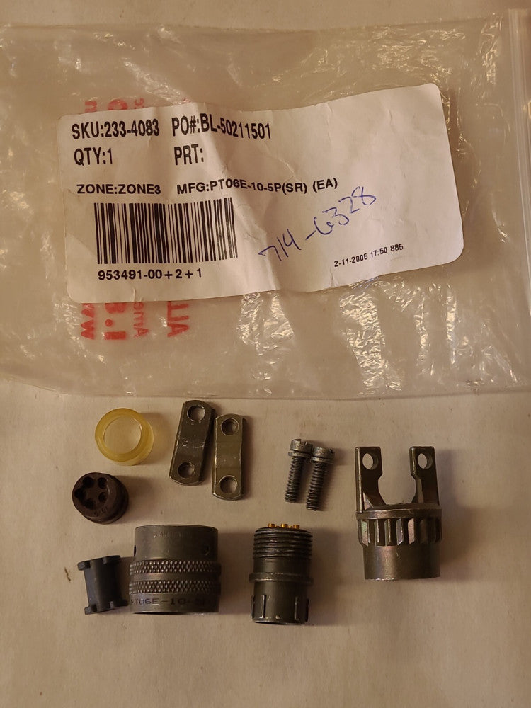 Amphenol PT06E-10-5P Round Straight 5 Pin Connector