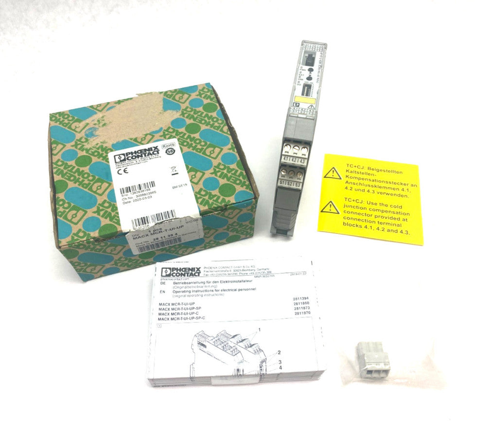 Phoenix Contact MACX MCR-T-UI-UP Prgmbl Temperature Measuring Transducer 2811394