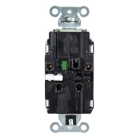 Hubbell Wiring Device-Kellems Dr20stwtr Straight Blade Receptacle, 5-20R, 20 A,