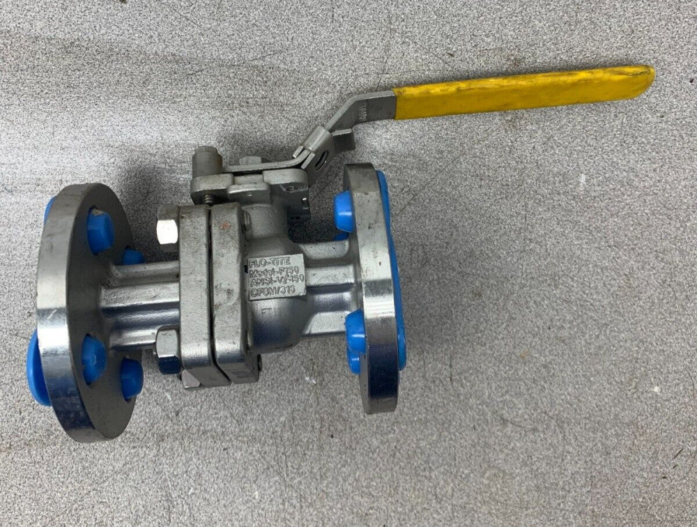 NEW FLO-TITE STANLESS 1/2" FLANGED BALL VALVE F150 ANSI-1/2"-150 CF8M/316