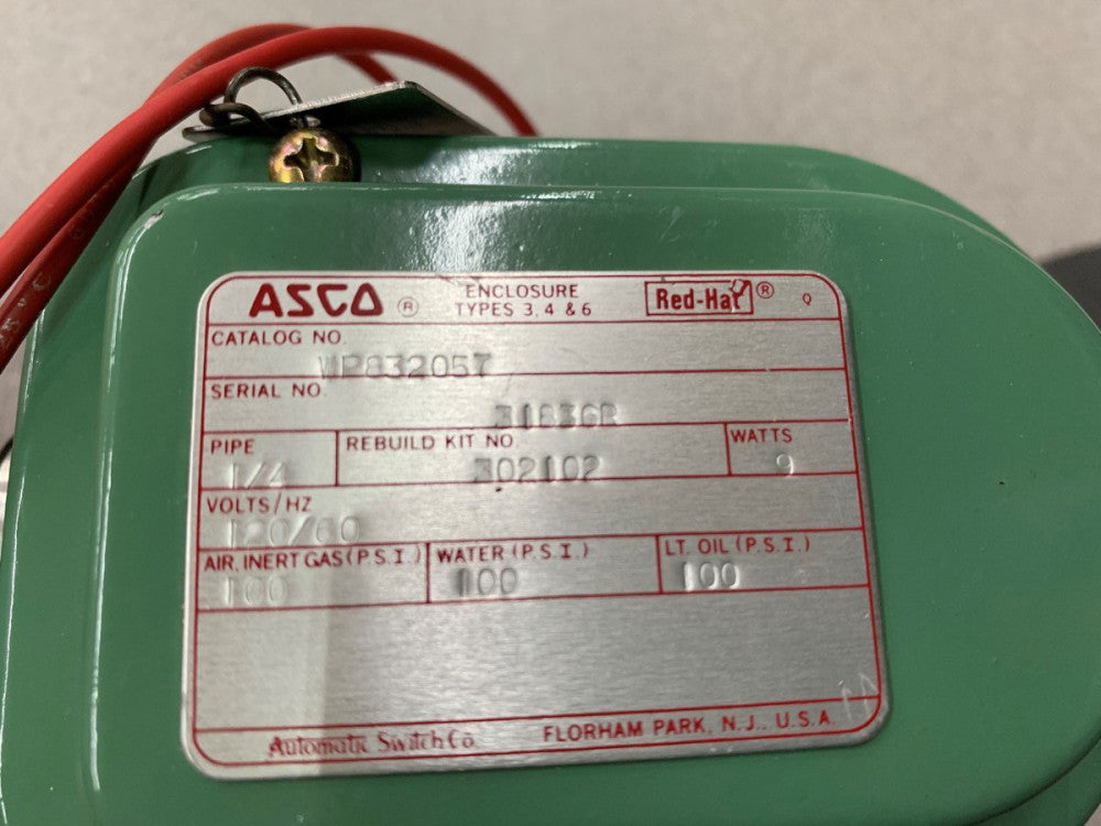 NEW NO BOX ASCO VALVE WP832057