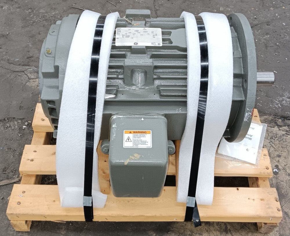 NEW GE 20 HP AC MOTOR 230/460V 3-PHASE 3550 RPM 254TD FRAME DP 5KE254DAB121
