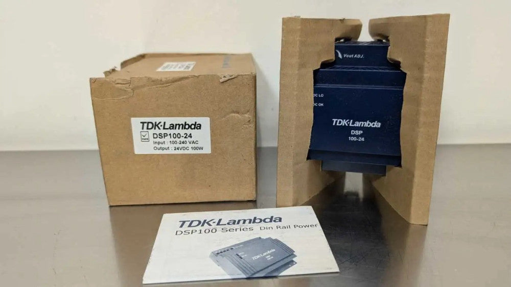TDK-Lambda DSP100-24 Power Supply 2200mA 100-240VAC 2200mA 24VDC