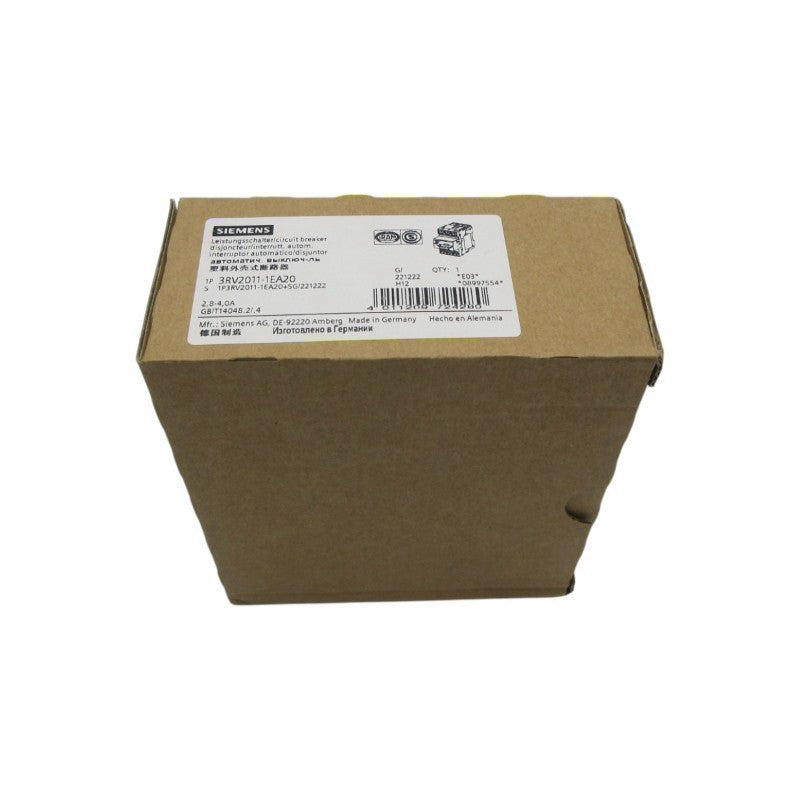 SIEMENS 3RV2011-1EA20 2.8-4.0A NSMP