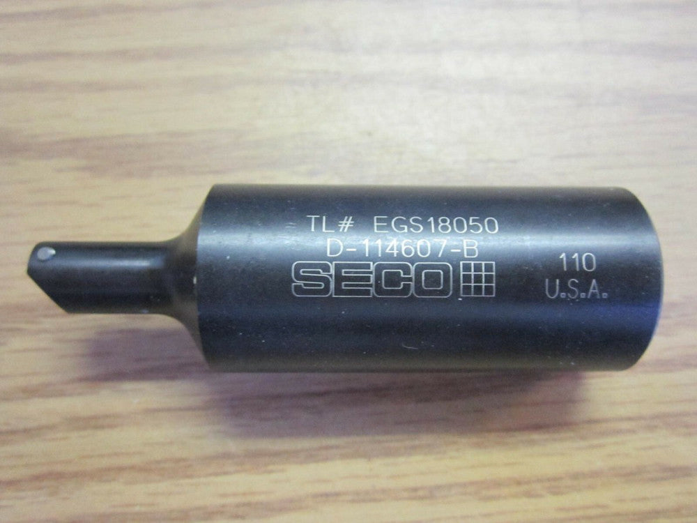 SECO 110 (EGS18050) D-114607-B Carbide Indexable Insert Holder Made In The USA 