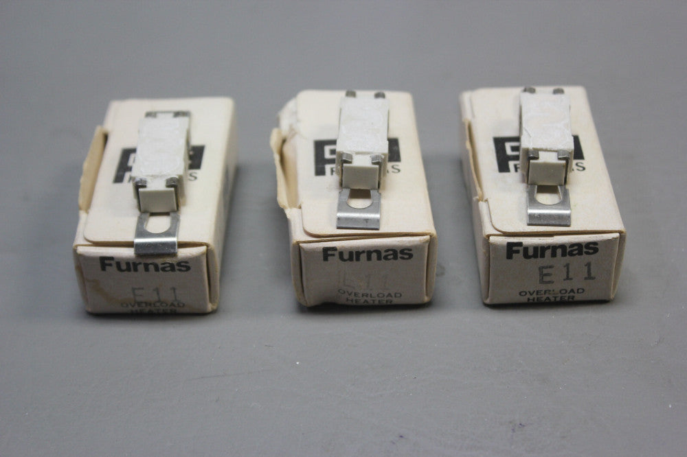 3- NEW Furnas E11 Thermal Unit Overload Heater Heat Coil